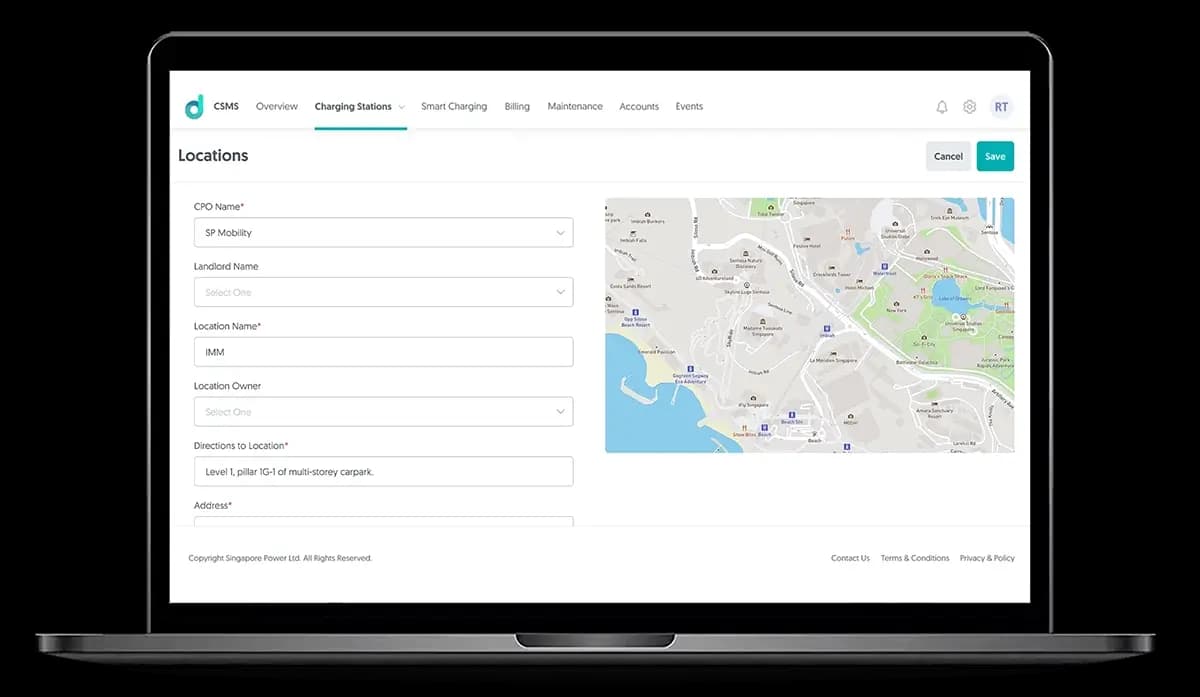 location dashboards