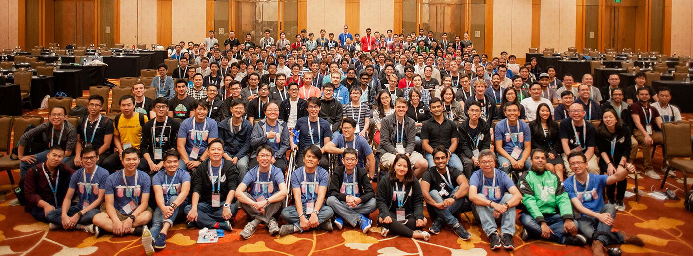 Happy Gophers at the GopherCon Singapore 2018
