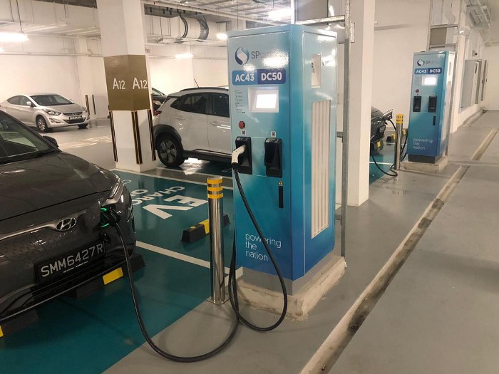 Charging points by SP Group