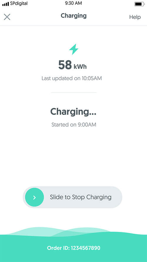 Charging in progress
